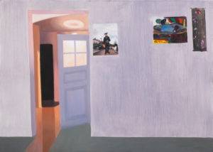 Wnętrze - Tymon Tryzno (2019), obraz olejny na płótnie