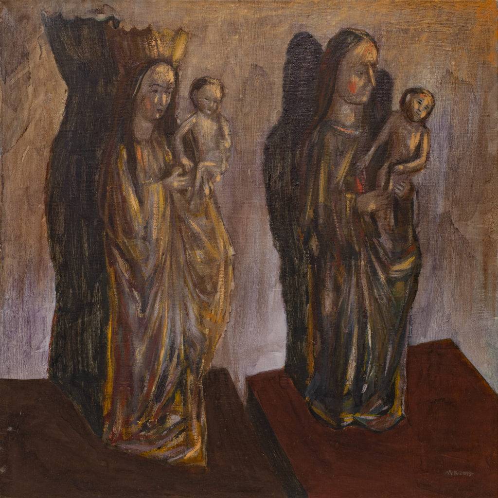 Muzeum II - Adam Rokowski (2019), obraz olejny na płótnie