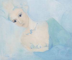 Marie Antoinette - Magdalena Leszner-Skrzecz (2019), obraz olejny na płótnie