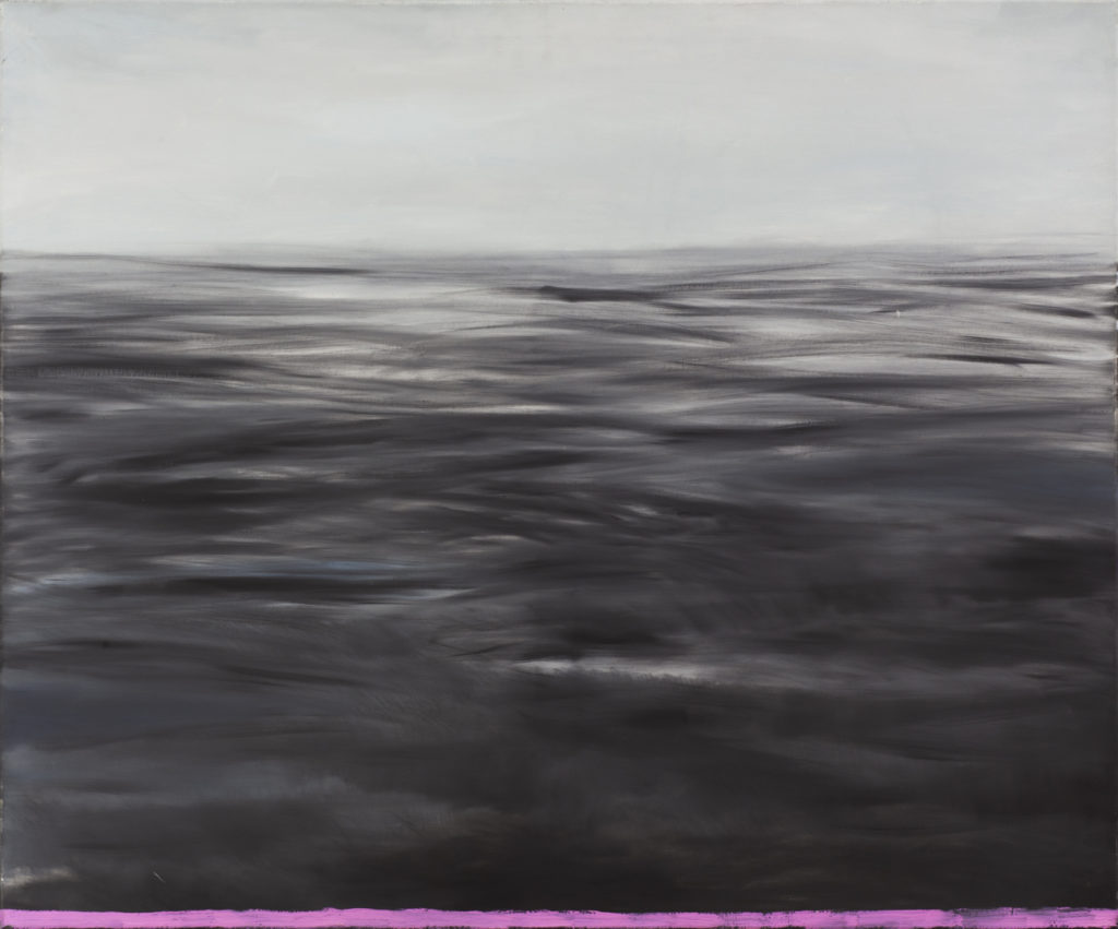 Kompozycja horyzontalna - Mateusz Budzyński (2014), obraz olejny na płótnie