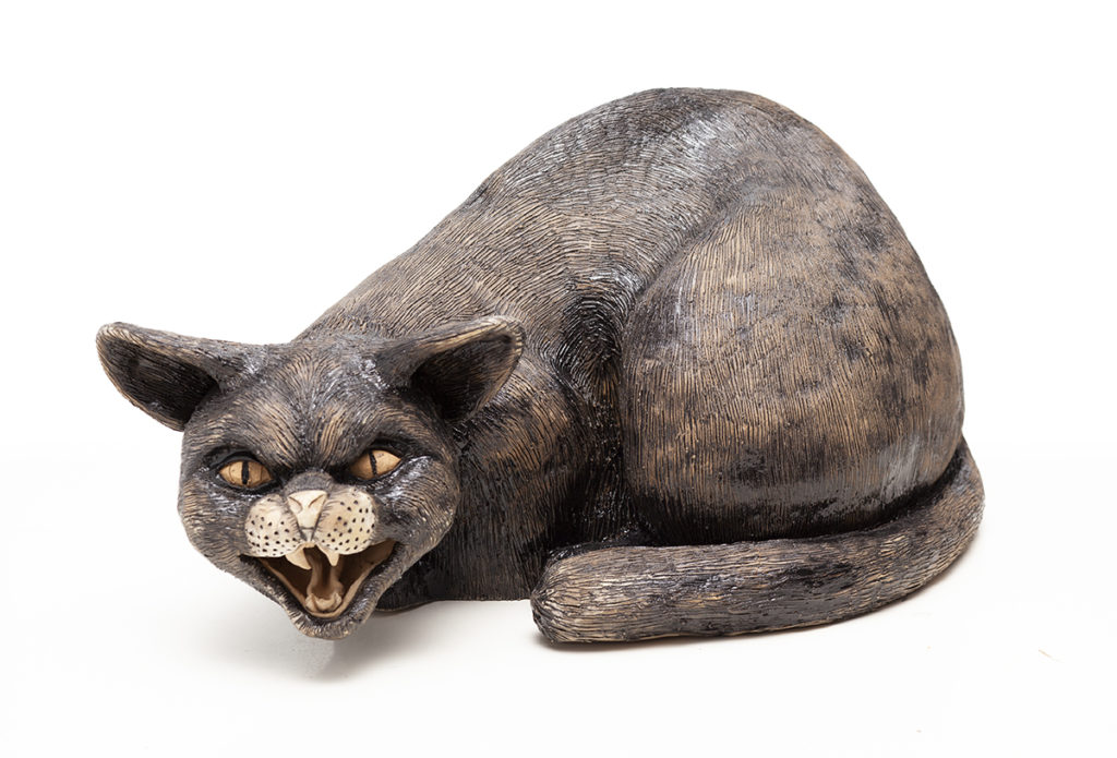 Kot - Aneta Śliwa (2020), ceramika szkliwiona