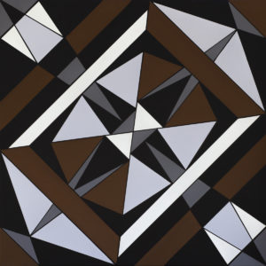 Geometric 43 - Katarzyna Chmiel (2020), obraz akrylowy na płótnie