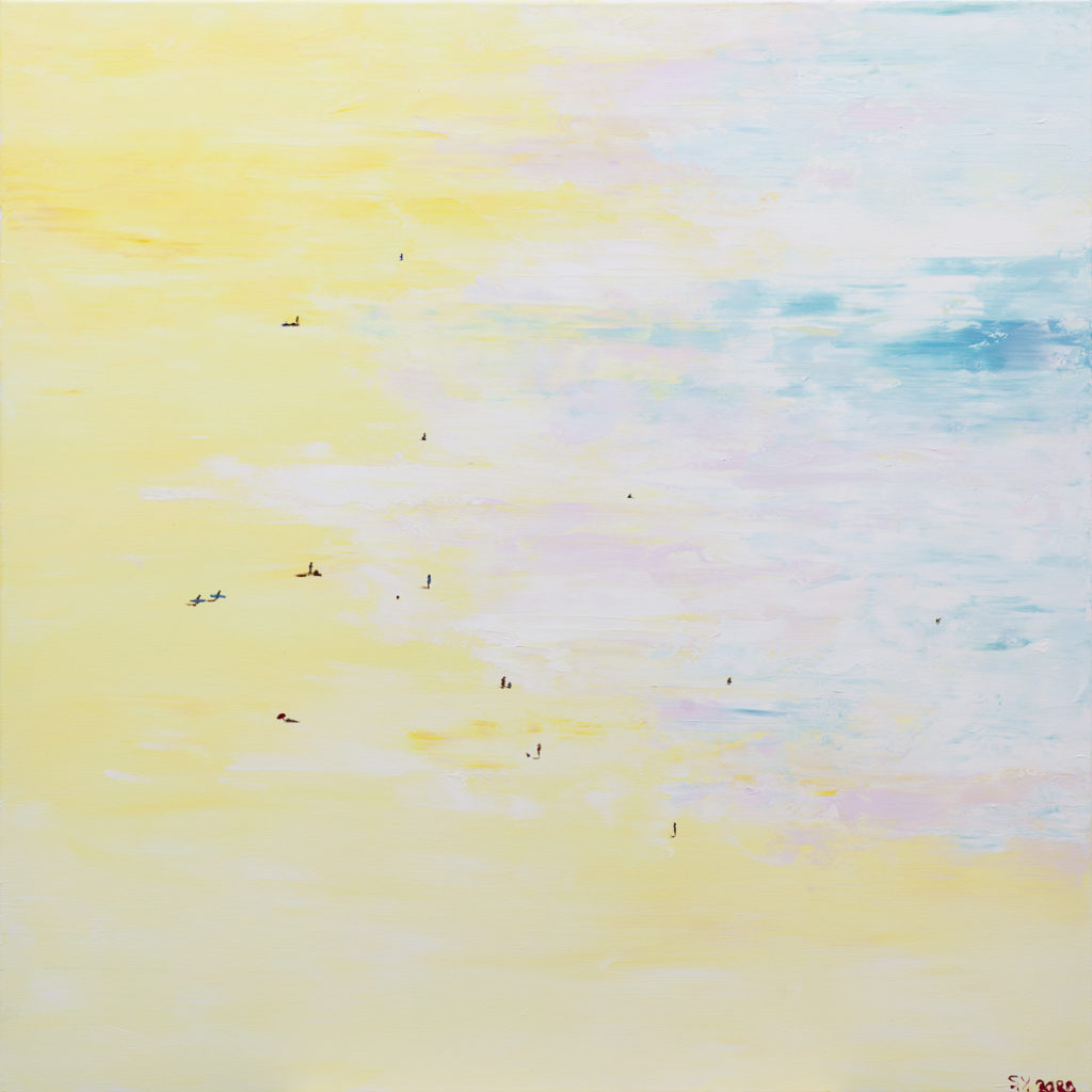 Summer seascape - Yuliya Stratovich (2020), obraz akrylowy na płótnie