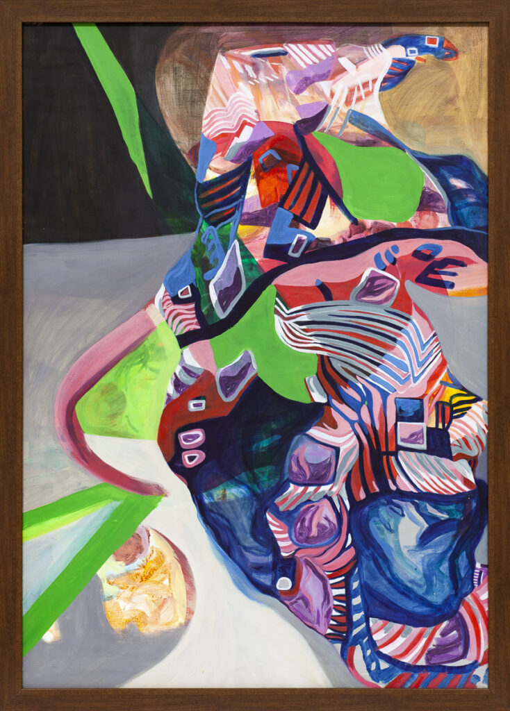Przeistaczanie z cyklu Artefakty - Joanna Róg-Ociepka (2018), obraz olejny na płótnie