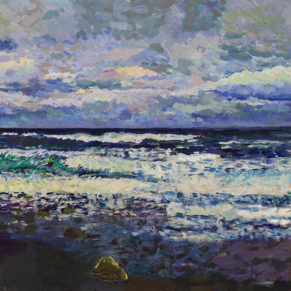 Morze - Gabriela Paluch (2019), obraz olejny na płótnie