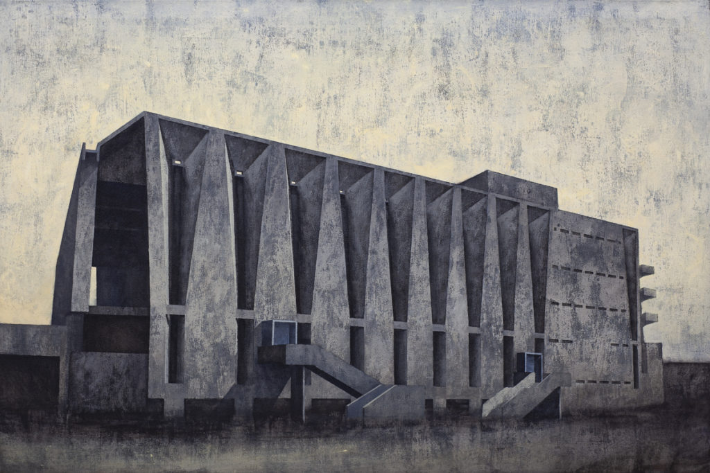 Element Modernistyczny – Kadr 7 - Joanna Pałys (2013), obraz akrylowy na płótnie