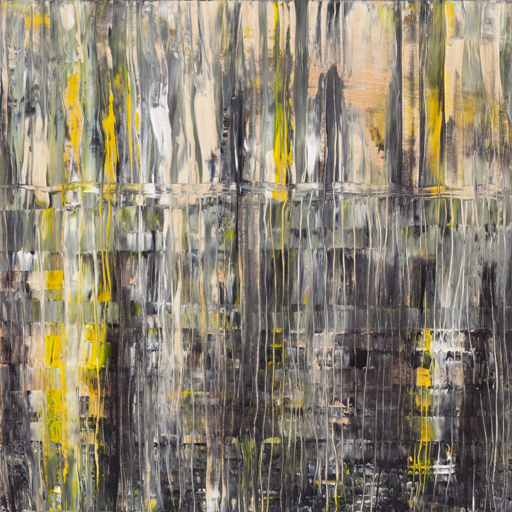 Ulice zapłakane deszczem - Izabela Drzewiecka (2020), obraz akrylowy na płótnie