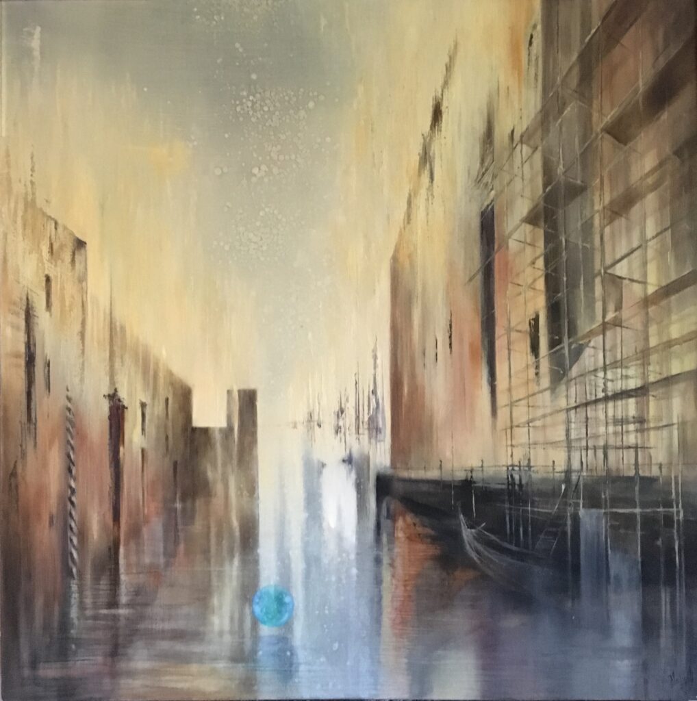 Wenecja - Jolanta Haluch (2019), obraz olejny na płótnie