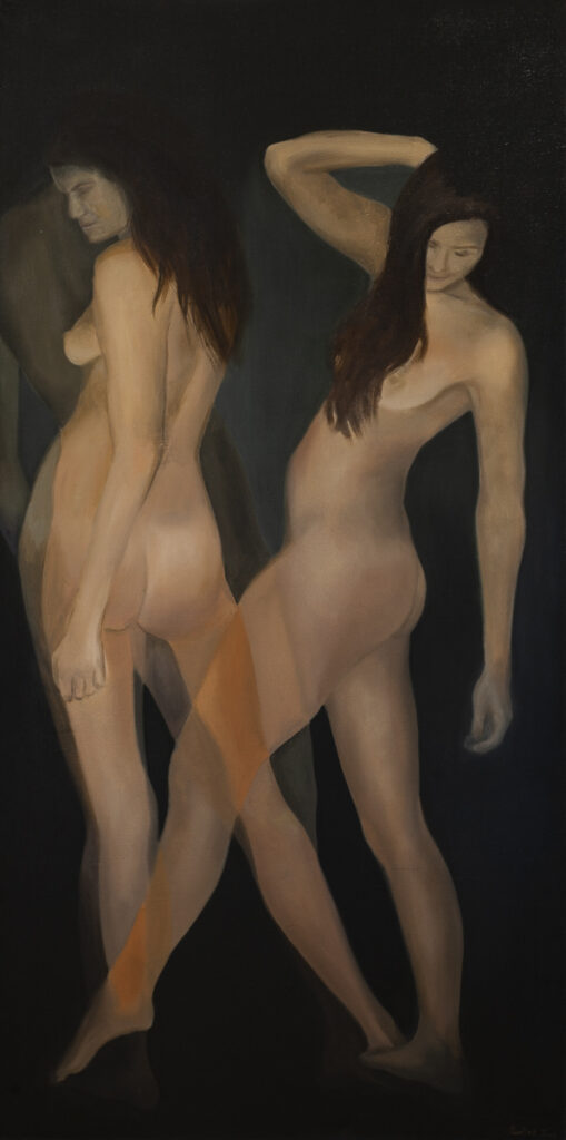 Bez tytułu - Paulina Tusk (2020), obraz olejny na płótnie