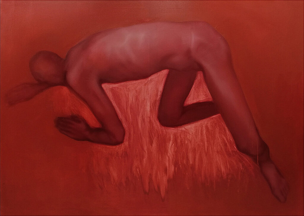 Bez tytułu - Julia Kowalska (2020), obraz olejny na płótnie