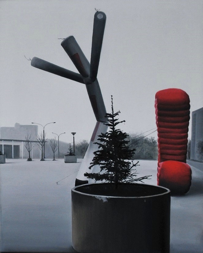 Bez tytułu - Maciej Nawrot (2010), obraz olejny na płótnie