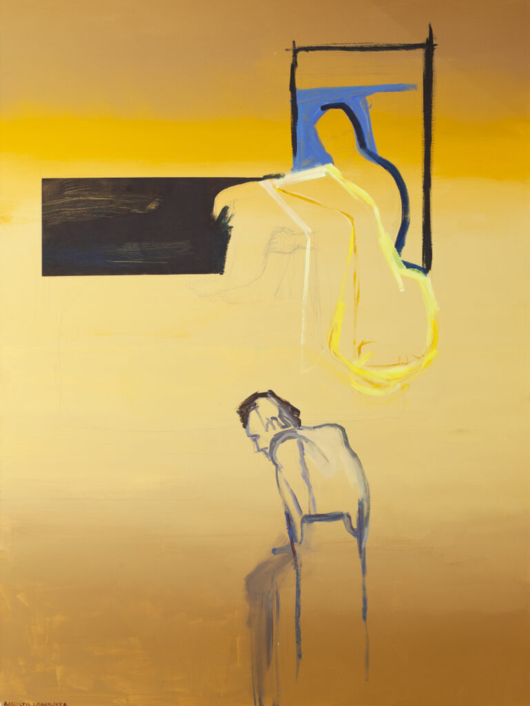 Gradient - Agnieszka Wronowska (2020), obraz akrylowy na płótnie