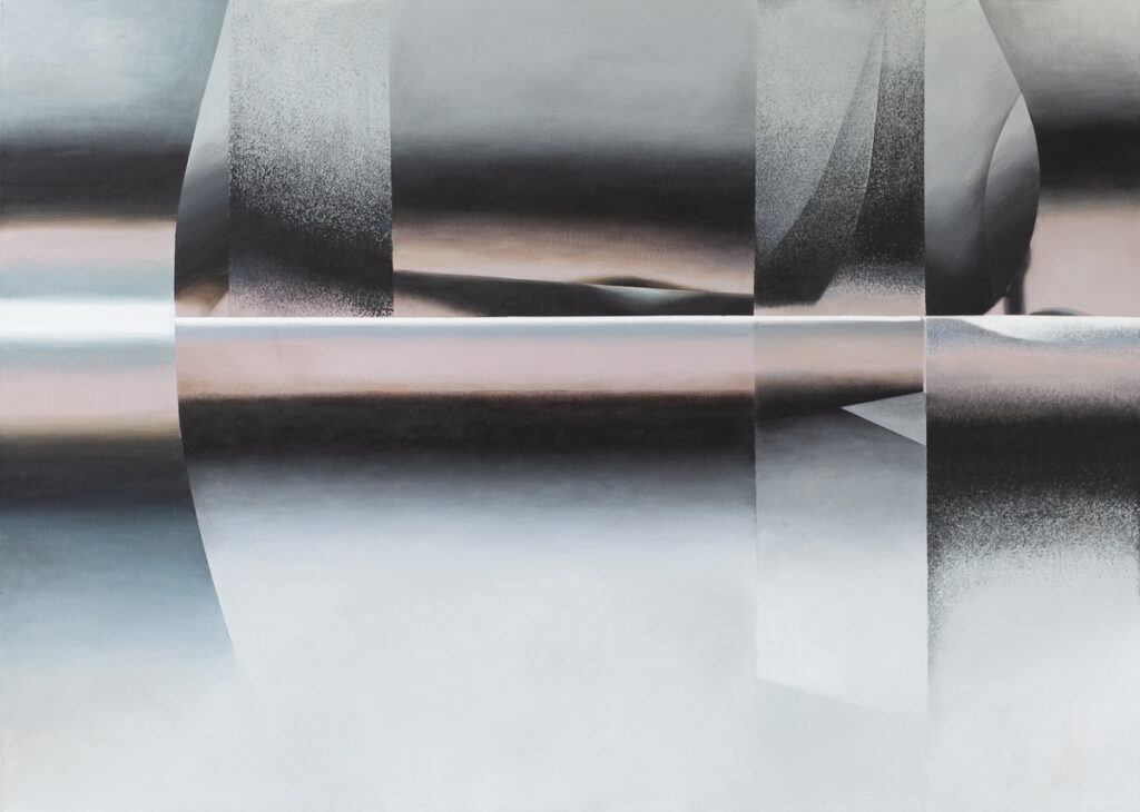 Pejzaż kontemplacyjny II - Alina Dorada-Krawczyk (2019), obraz akrylowy na płótnie