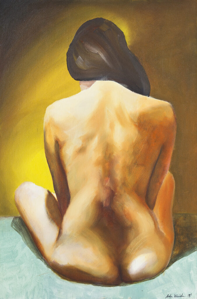 Cisza - Aneta Kilińska (2019), obraz olejny na płótnie