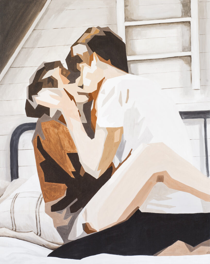 Poddachowcy - Dorota Kwiatkowska (2020), obraz akrylowy na płótnie