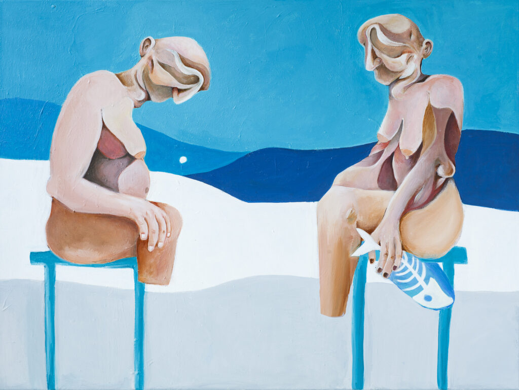 Cierpliwość - Mirela Bukała (2020), obraz akrylowy na płótnie