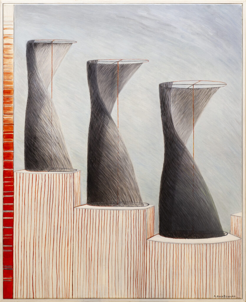 Pochwycić wiatr - Anna Buczkowska (2011), obraz olejny na płótnie