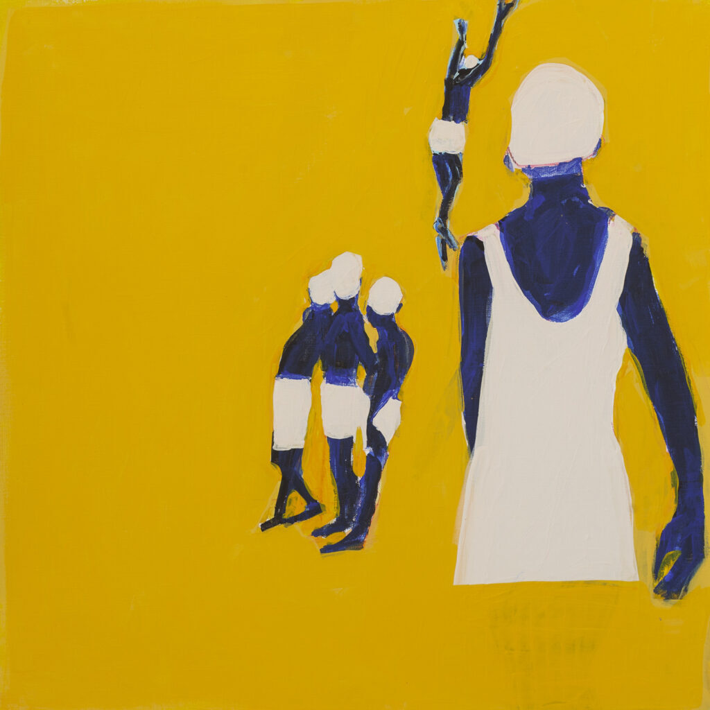 Bez tytułu - Iwona Kobryń (2020), obraz akrylowy na płótnie