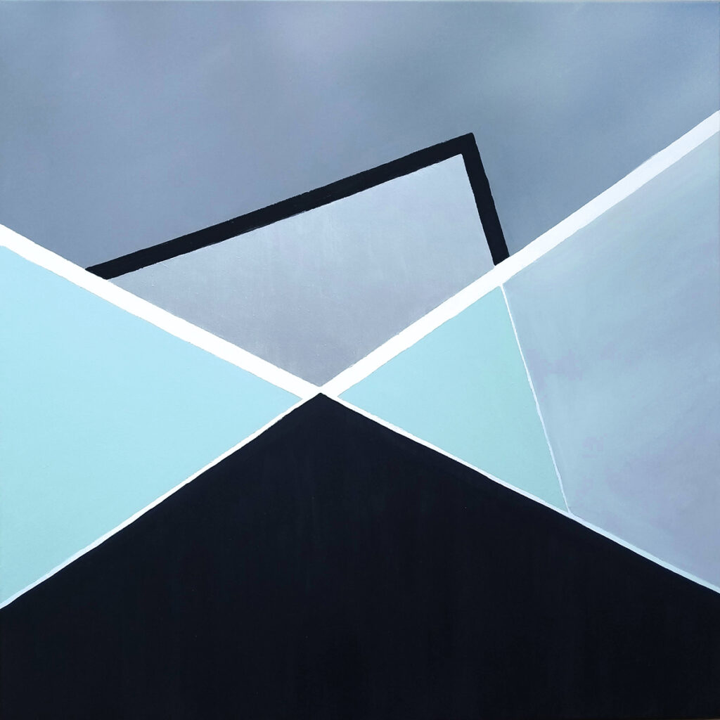 Geometric I - Sylwia Jóźwiak (2020), obraz akrylowy na płótnie