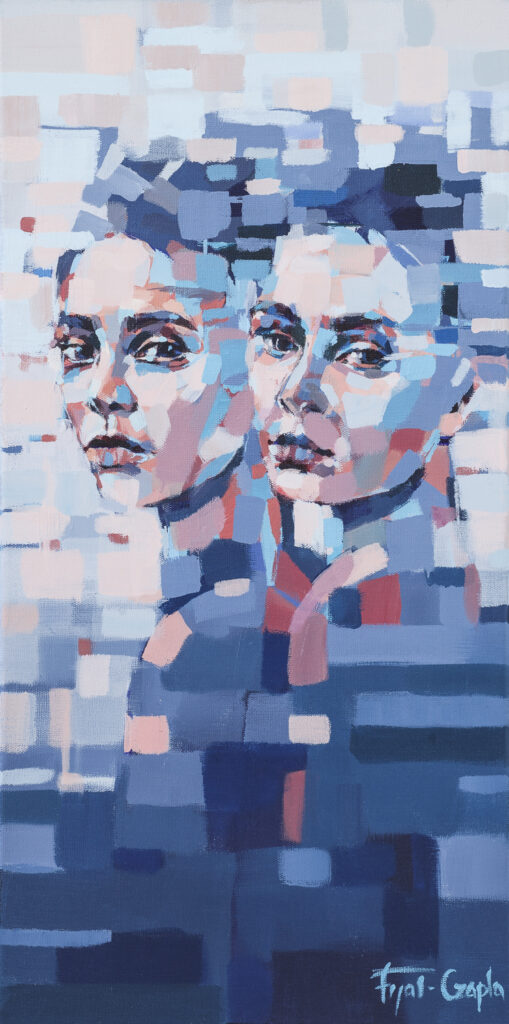 Kikować - Agnieszka Fijał-Czapla (2020), obraz akrylowy na płótnie