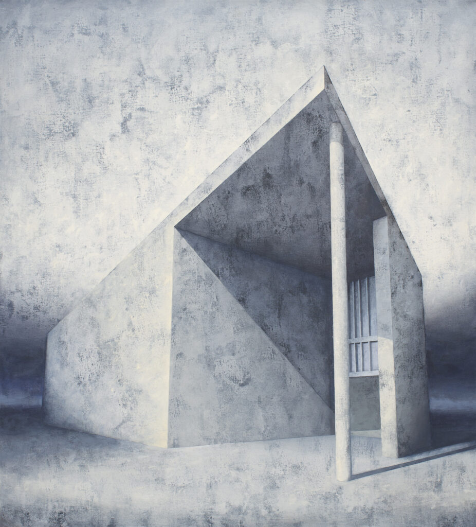 Element modernistyczny – kadr 21 - Joanna Pałys (2016), obraz akrylowy na płótnie