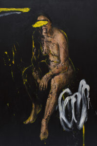 Disturbed - Monika Noga (2020), obraz olejny na płótnie