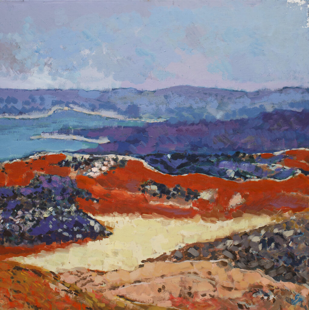 Nadmorski pejzaż - Gabriela Paluch (2020), obraz olejny na płótnie