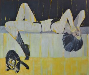 Próba XXI - Anna Drejas (2005), obraz olejny na płótnie