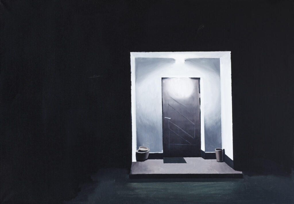 bez tytułu - Tymon Tryzno (2019), obraz olejny na płótnie