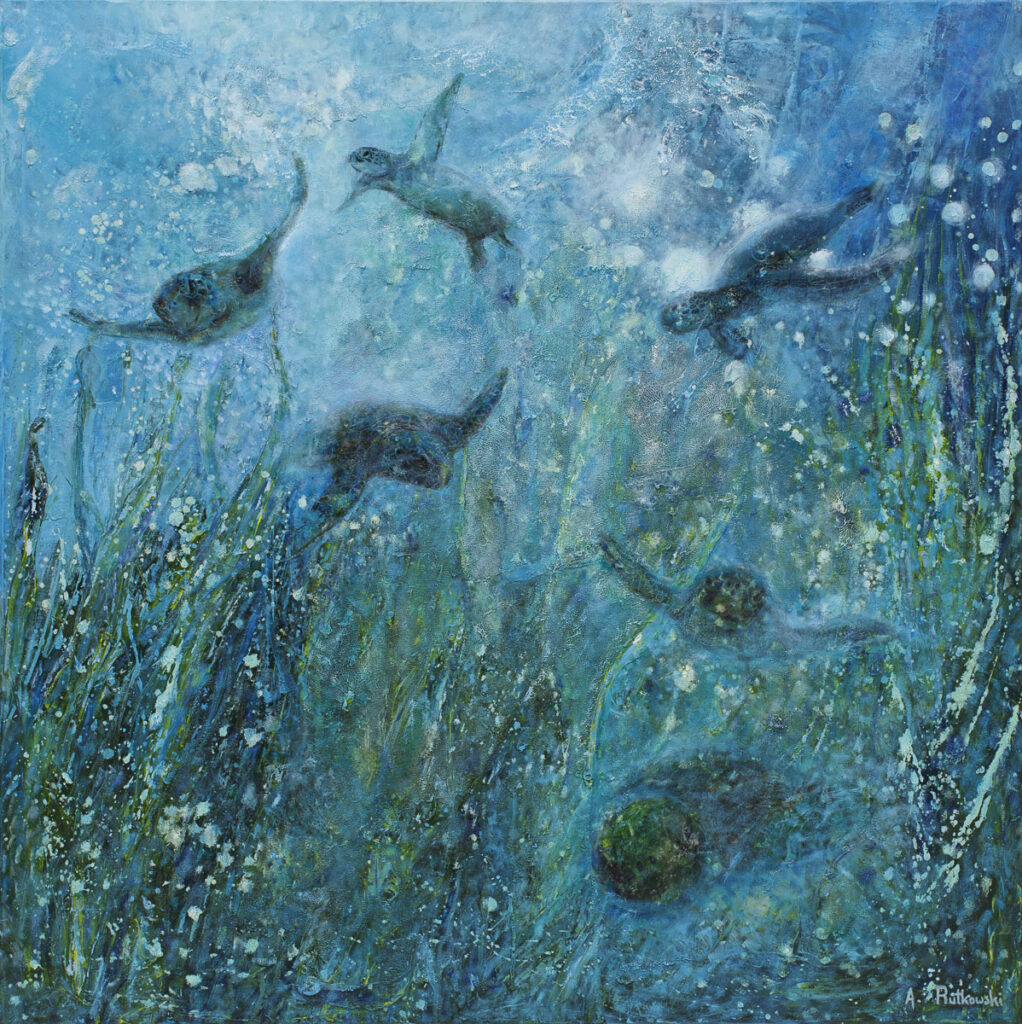Z cyklu Wildlife – W 4 - Adam Piotr Rutkowski (2020), obraz olejny na płótnie