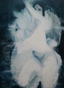 Blue is the warmest color - Kamila Nyckowska (2020), obraz olejny na płótnie