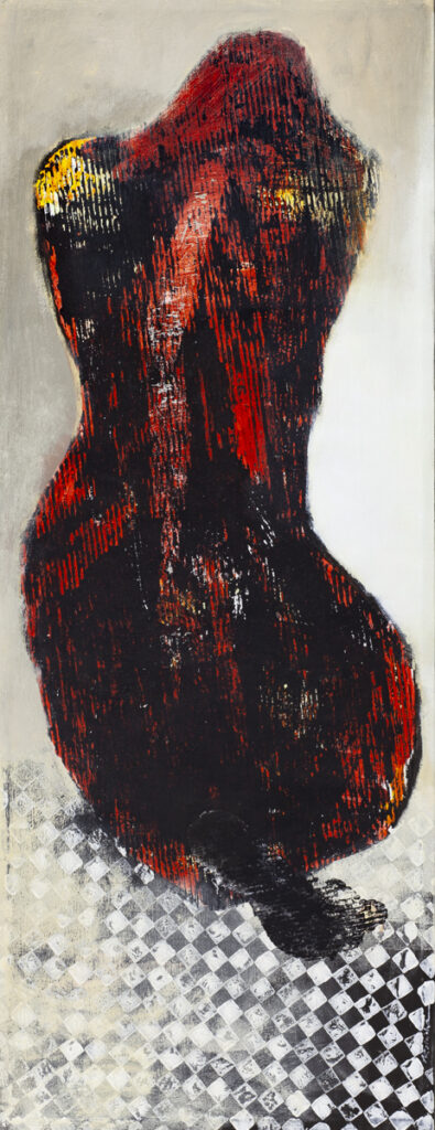 27G – B2 - Agata Rościecha (2019), obraz akrylowy na płótnie