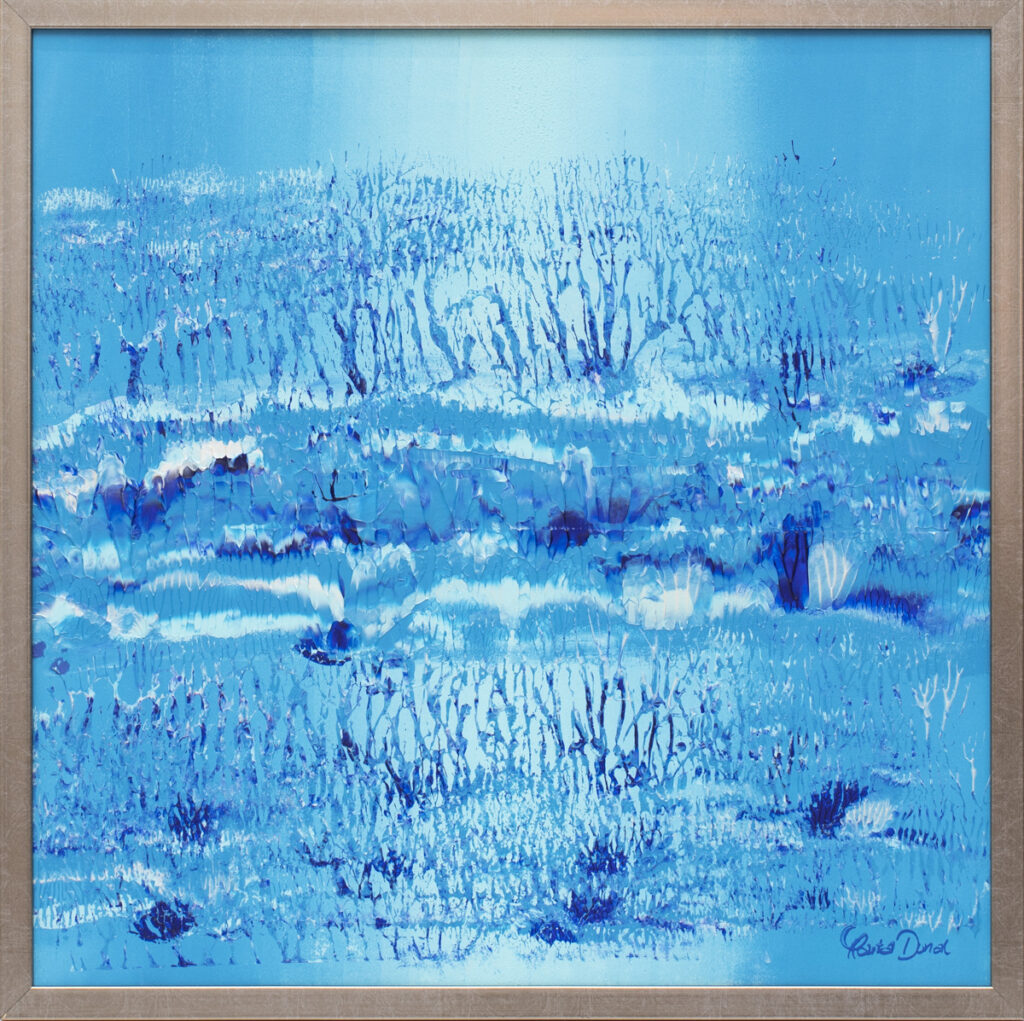 Sea Structure - Marta Dunal (2020), obraz akrylowy na płótnie