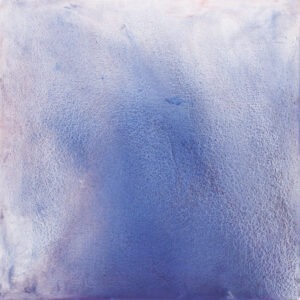 Westchnienia (2020) - Weronika Braun - biało-błękitno-fioletowa abstrakcja