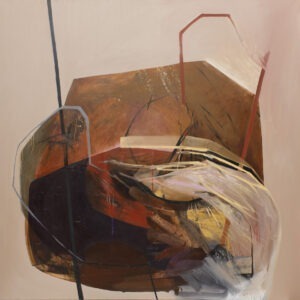 Otoczaki 27 - Agata Czeremuszkin-Chrut - brązowo-czerwona abstrakcja