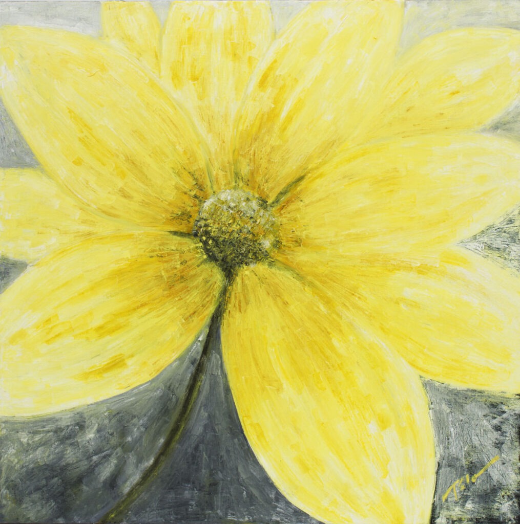 Żółty (2019) - Paulina Leszczyńska - żółty kwiat