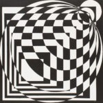 Beata Szustkiewicz - czarno-biała abstrakcja geometryczna