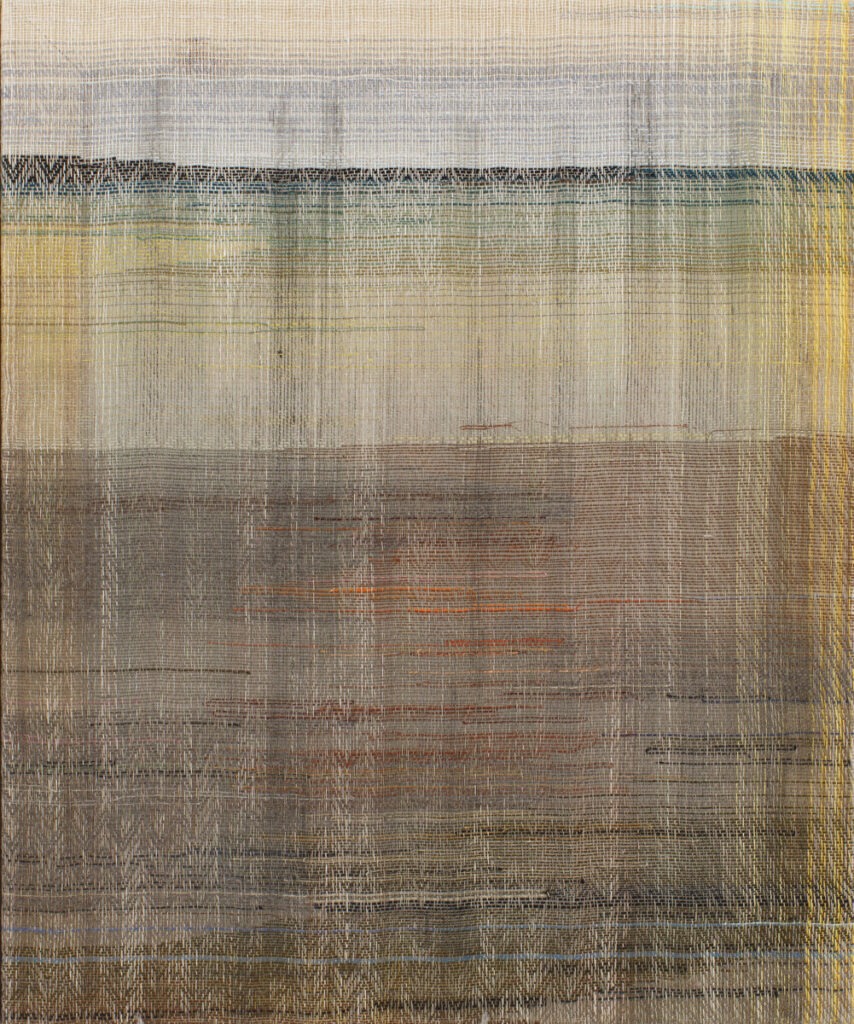 alentejo z cyklu horyzonty - Marta Pokojowczyk - tkanina, abstrakcja