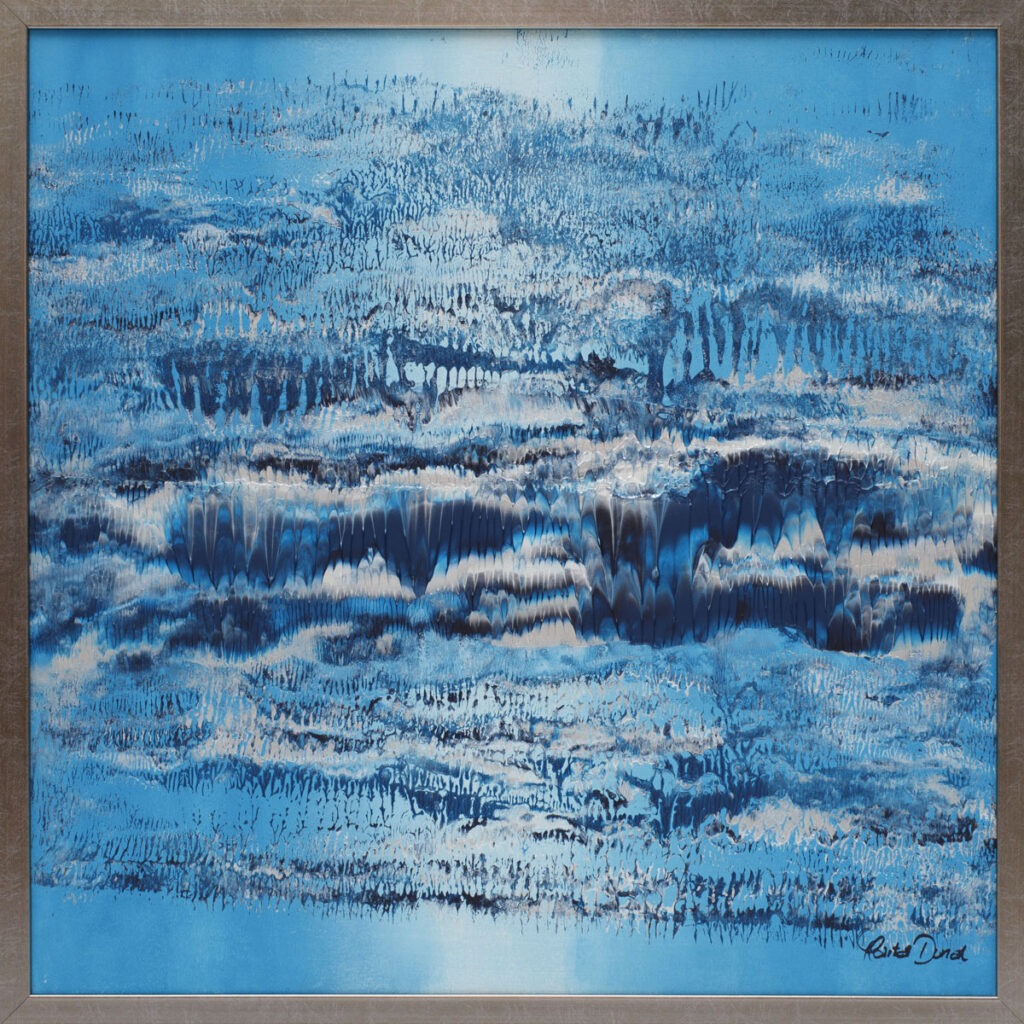 waterfall - marta dunal - błękitna abstrakcja