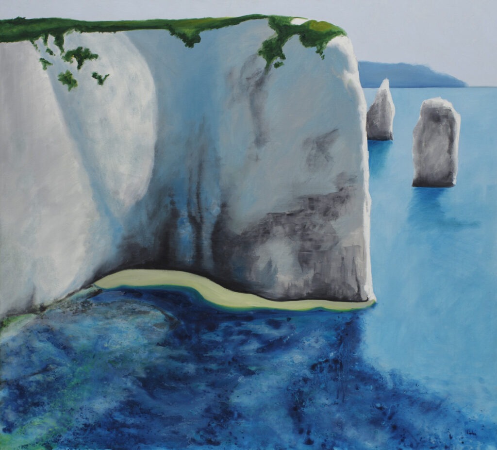 alabastrowe wybrzeże - weronika lipka - pejzaż morski, wybrzeże, klif