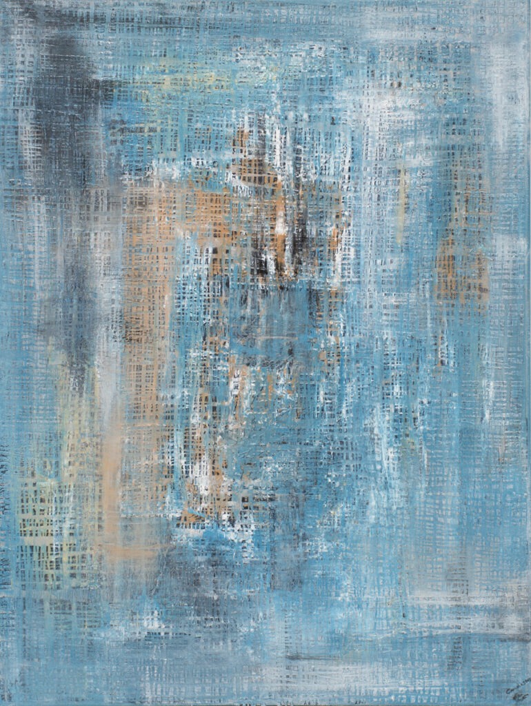 blue - Karolina karkucińska - błękitna abstrakcja