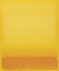 Jonasz Koperkiewicz - Yellow light, 2021 - abstrakcja w intensywnym, żółtym kolorze