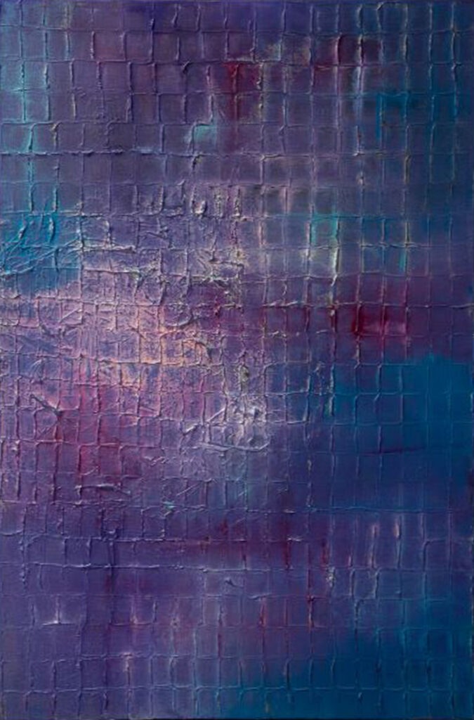 purple magic - Karolina karkucińska - abstrakcja