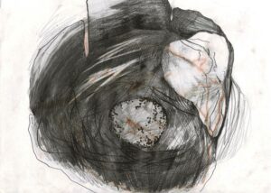 Agata Czeremuszkin-Chrut, Bez tytułu, 2021 - szkic malarski na papierze