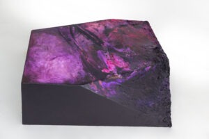 Agata Czeremuszkin-Chrut - Obiekt fioletowy, 2016 - abstrakcyjny obiekt przestrzenny