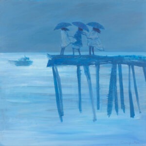 Artem Smorodin, pejzaż, niebieski obraz