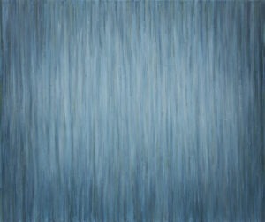 Edyta Romanowska - Bez tytułu (granatowy), 2021 - abstrakcja w odcieniach błękitu