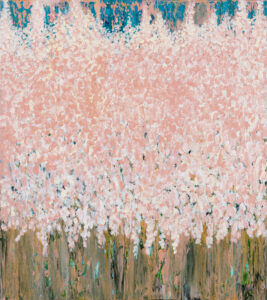 Izabela Drzewiecka - piew duszy, 2022 - jasny obraz z łąką kwiatów