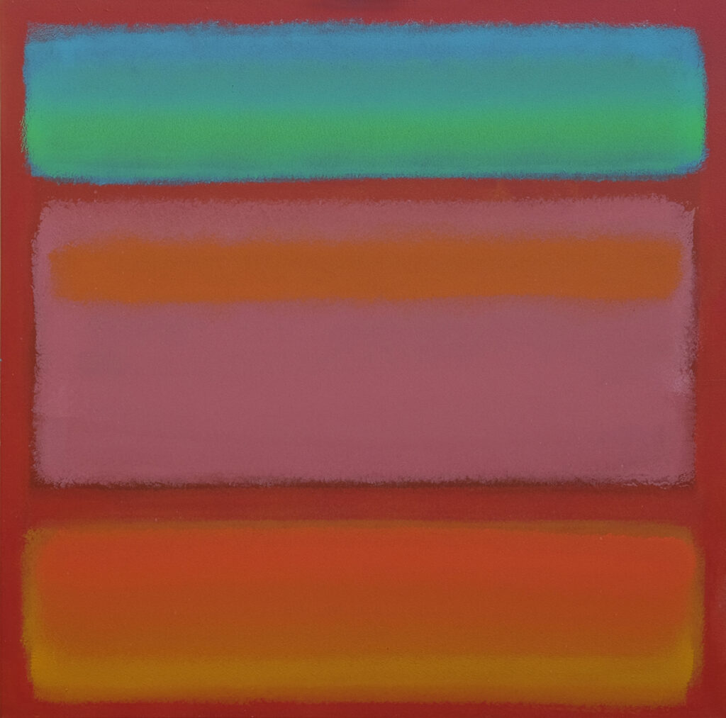 Jonasz Koperkiewicz - Flauros, 2022 - abstrakcja w intensywnej kolorystyce