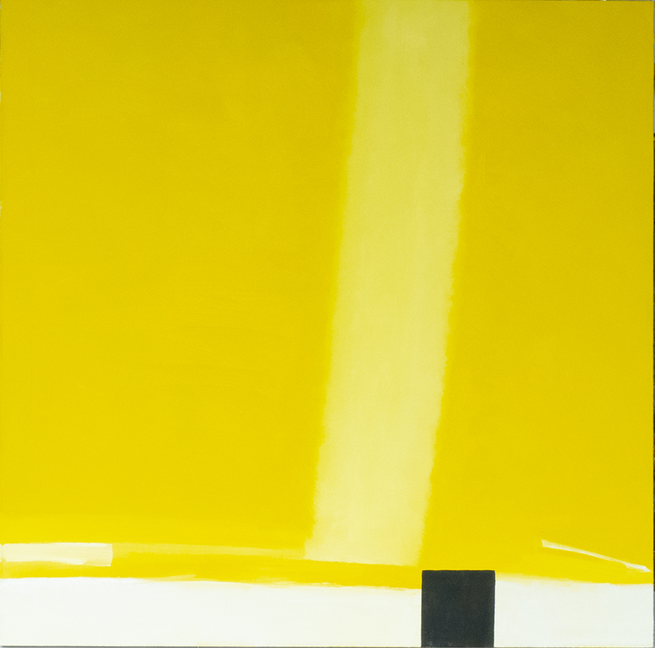 Michał Jędrczak Interior żółty obraz współczesny
